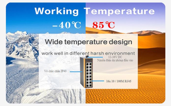 Switch công nghiệp IES7210-8E-CA Cablexa