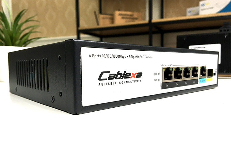 Switch FMC-4PGE1GE1GF hãng Cablexa