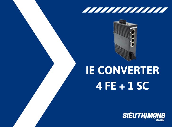 Switch công nghiệp 4 ports 10/100M 1 port SC Switch công nghiệp 4 ports 10/100M 1 port SC