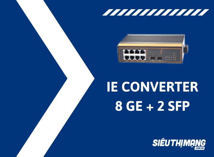 Switch công nghiệp 8 ports 1Gb 2 ports SFP