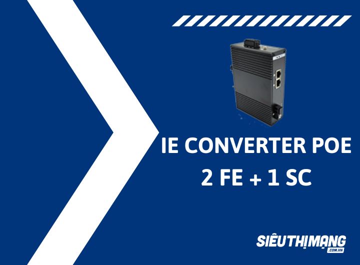 Switch công nghiệp Cablexa 2 Ports 10/100M Industrial PoE Fiber SC Switch công nghiệp Cablexa 2 Ports 10/100M Industrial PoE Fiber SC