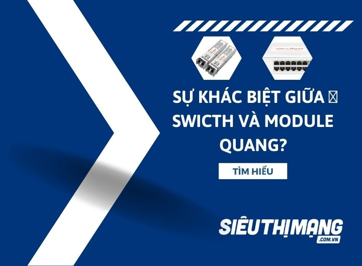 Sự khác biệt giữa thiết bị chuyển mạch và bộ thu phát cáp quang