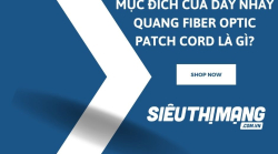 Mục đích của dây nhảy quang fiber optic patch cord là gì?