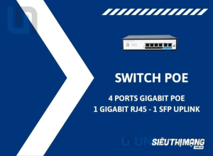 Switch PoE 4 Ports 10/100/1000Mbps