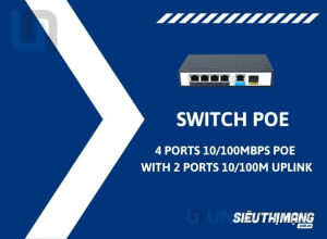 Switch PoE 4 Port 10/100Mbps