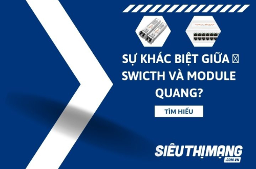 Sự khác biệt giữa thiết bị chuyển mạch và bộ thu phát cáp quang