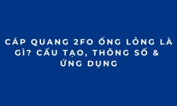 Cáp Quang 2FO Ống Lỏng Là Gì? Cấu Tạo, Thông Số & Ứng Dụng