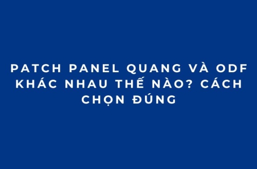 Patch Panel Quang Và ODF Khác Nhau Thế Nào? Cách Chọn Đúng
